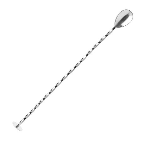 FINAL TOUCH Silver Stainless Steel Cocktail Mixing Spoon FTA7010